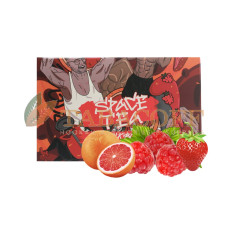 Безтютюнова суміш Space Pink Boom (грейпфрут, малина, полуниця) 40 гр